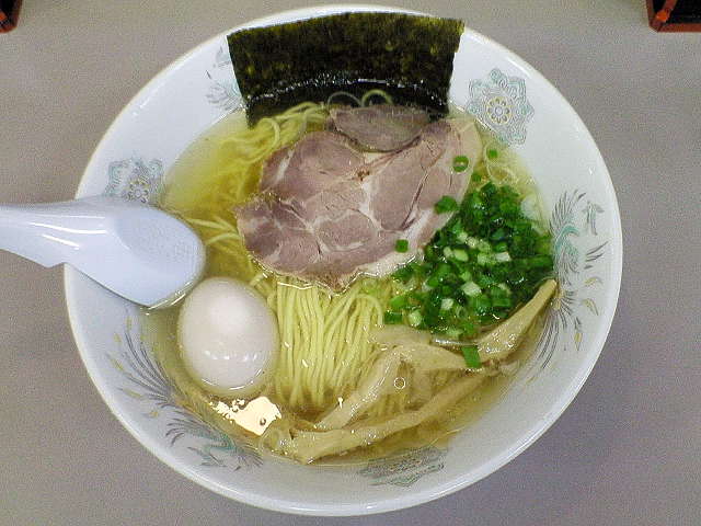 塩ラーメン／伊達地鶏半熟玉子