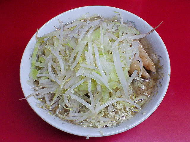 ラーメン(小)ヤサイニンニク