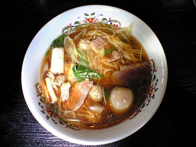 合鴨ラーメン／味付玉子