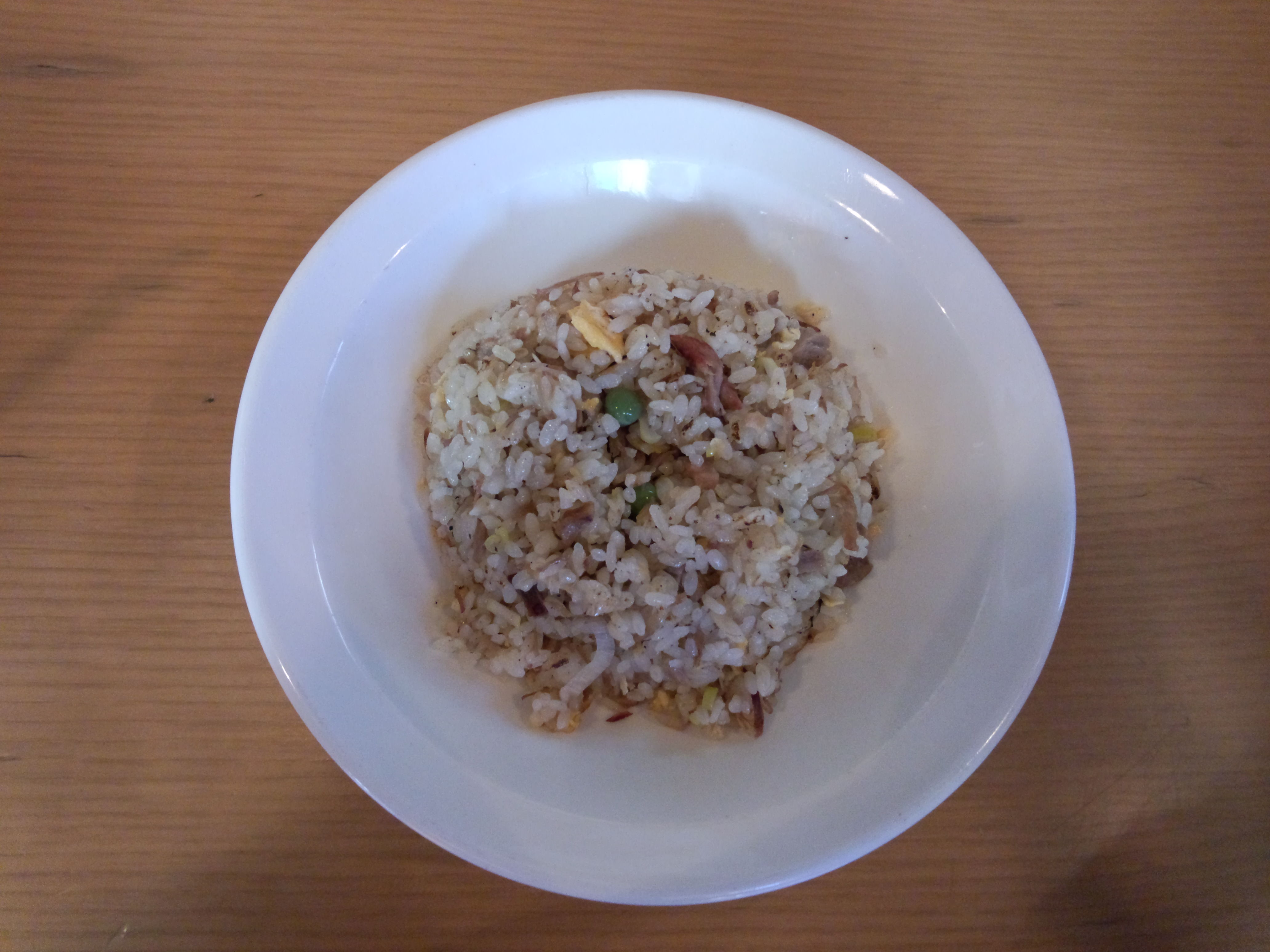 ラーメンと半チャーハン