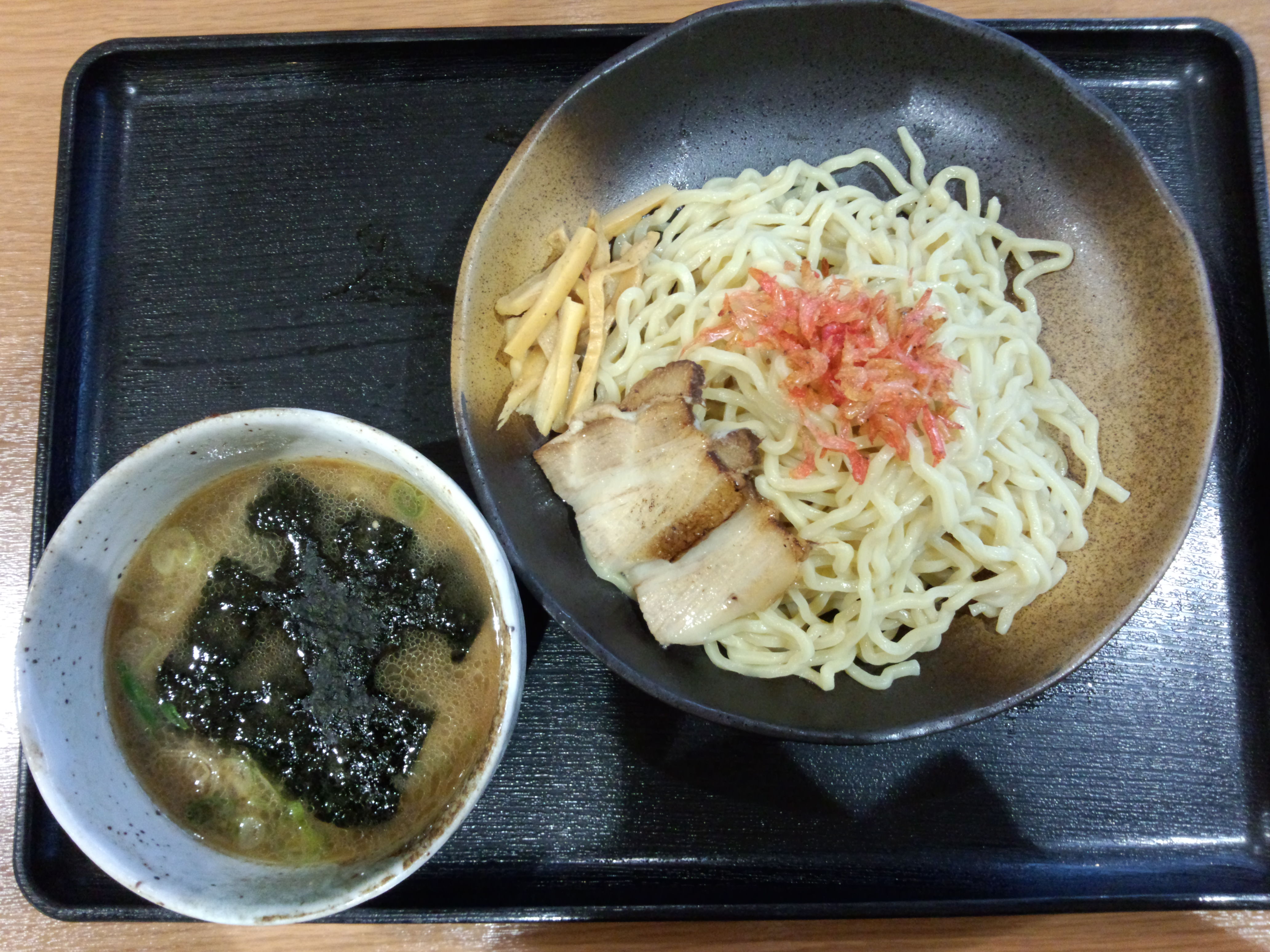 焦がし海老つけ麺