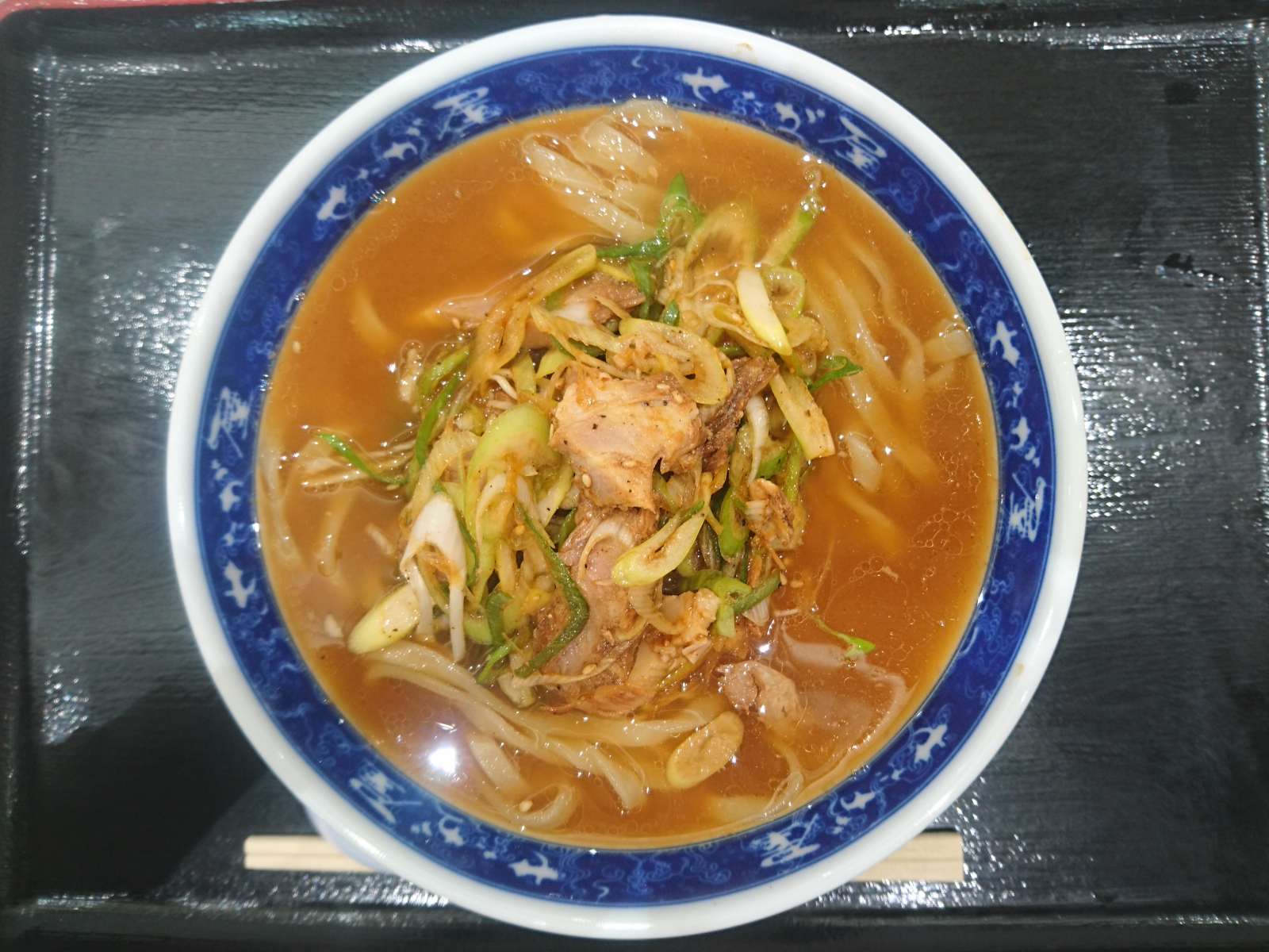 深谷ネギチャーシュー平打らーめん