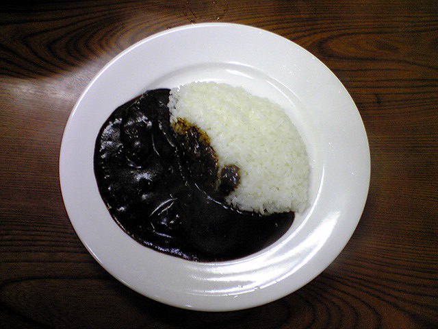 支那そばと半カレー